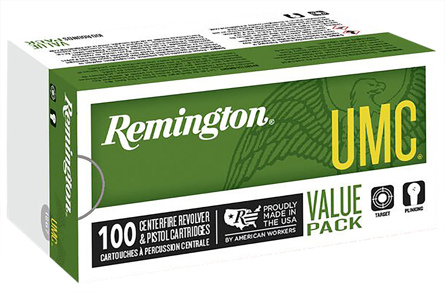 Remington Ammunition 23689 UMC 45 ACP 230 gr JHP 100 Rd Value Pack