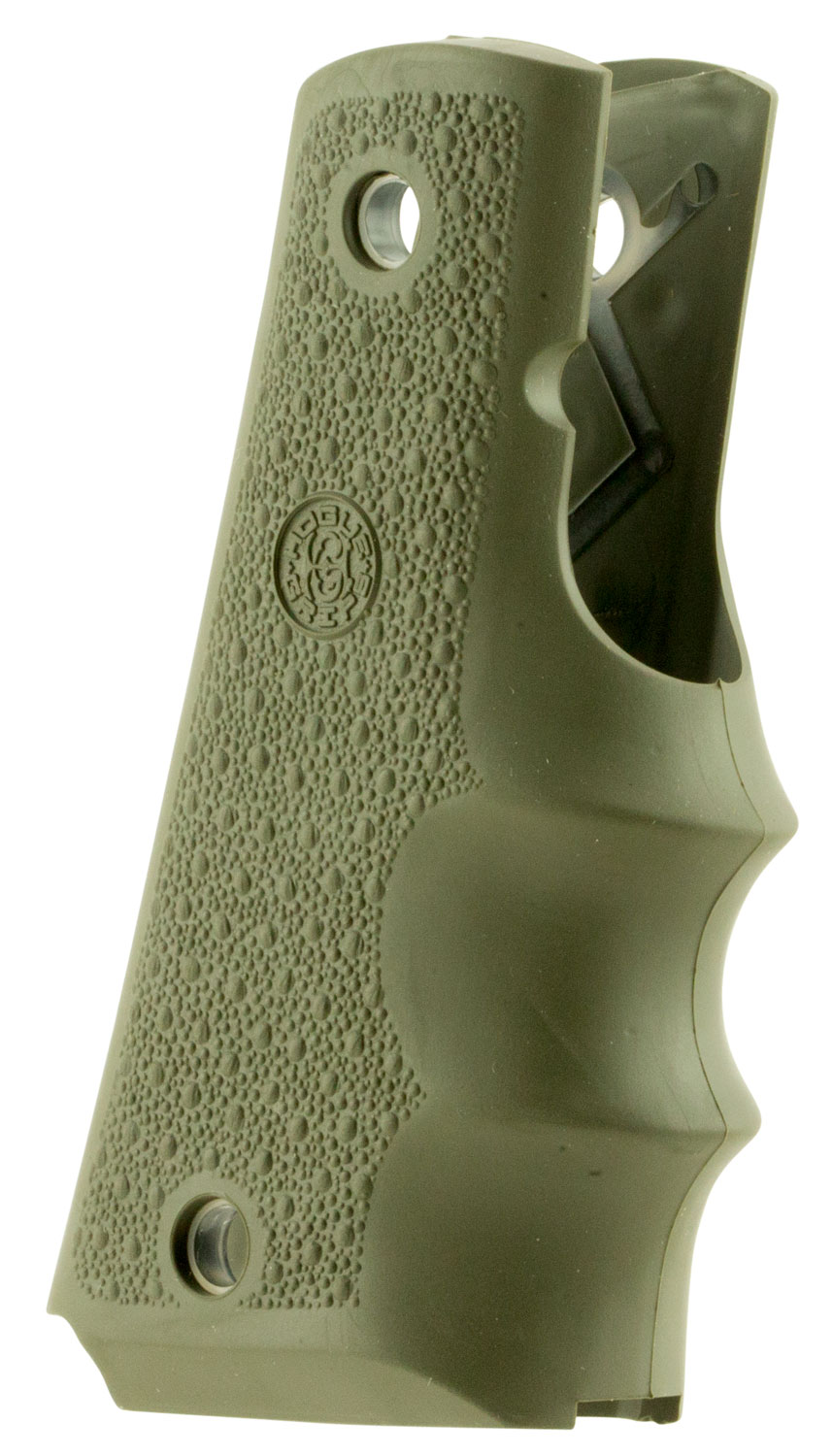 Hogue 45001 OverMolded Grip Cobblestone OD Green Rubber with Finger Groo...