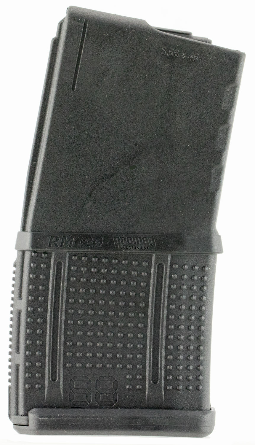 ProMag RM20 AR-15 Magazine, 20-Round, .223 Rem/5.56 NATO, Anti-Tilt Roller Follower, DuPont Zytel Polymer, Black - Pro-Shot Products - 5.56 NATO|223 REM