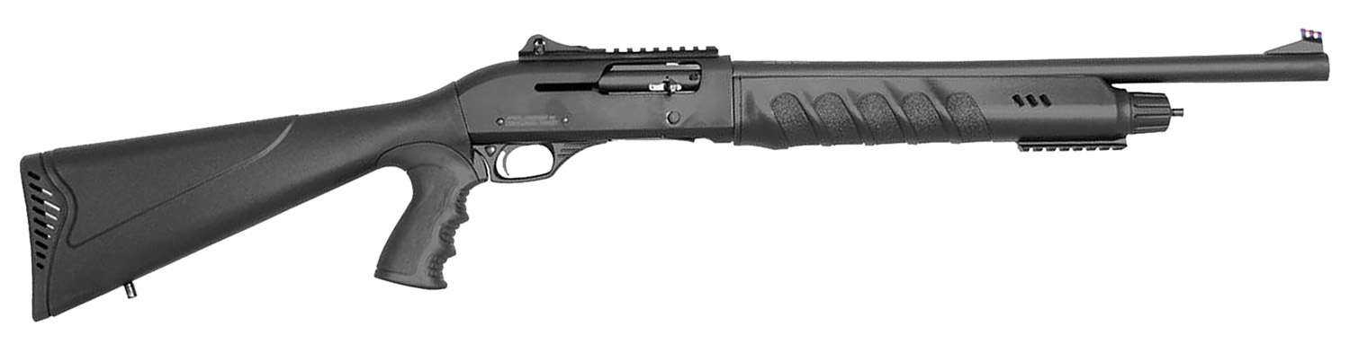 Rock Island X4 Lion Tactical 12 Gauge 18.5 in Black 4 + 1 Semi-Auto - Rock Island Armory - 12 Gauge