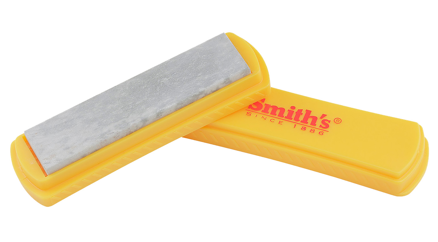 Smiths Arkansas Sharpening Stone Hand Held 4" Ceramic Plastic White/Yellow - SMITHS