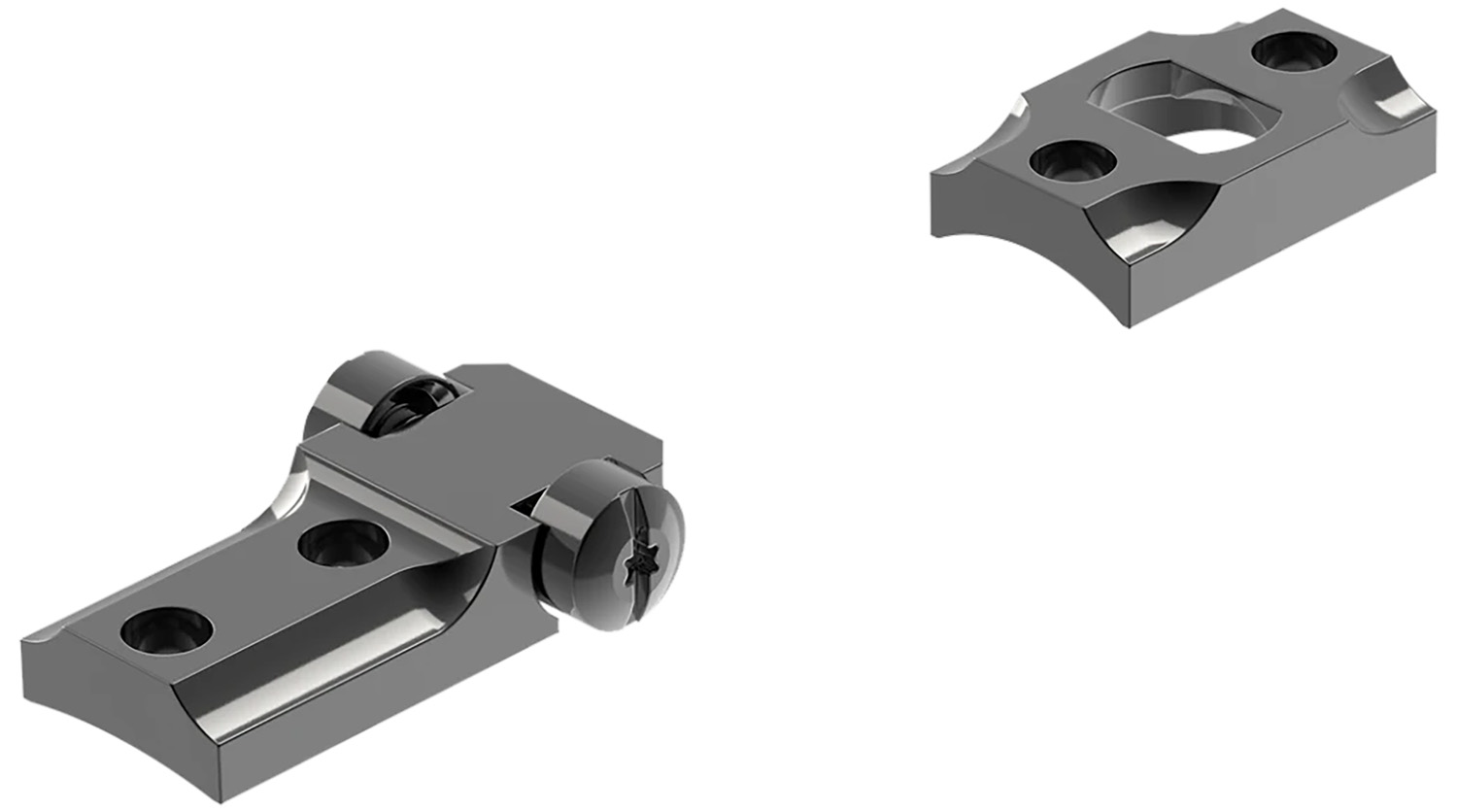 Leupold Weatherby Mark-V LT Gloss Black Steel 2-Piece Standard Base 52319