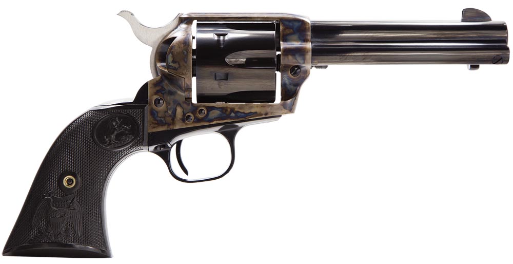 Colt P1640 Single Action Army Peacemaker 357 Mag 4.75" Barrel, 6rd Blued Cylinder, Color Case Hardened Frame & Black Grip