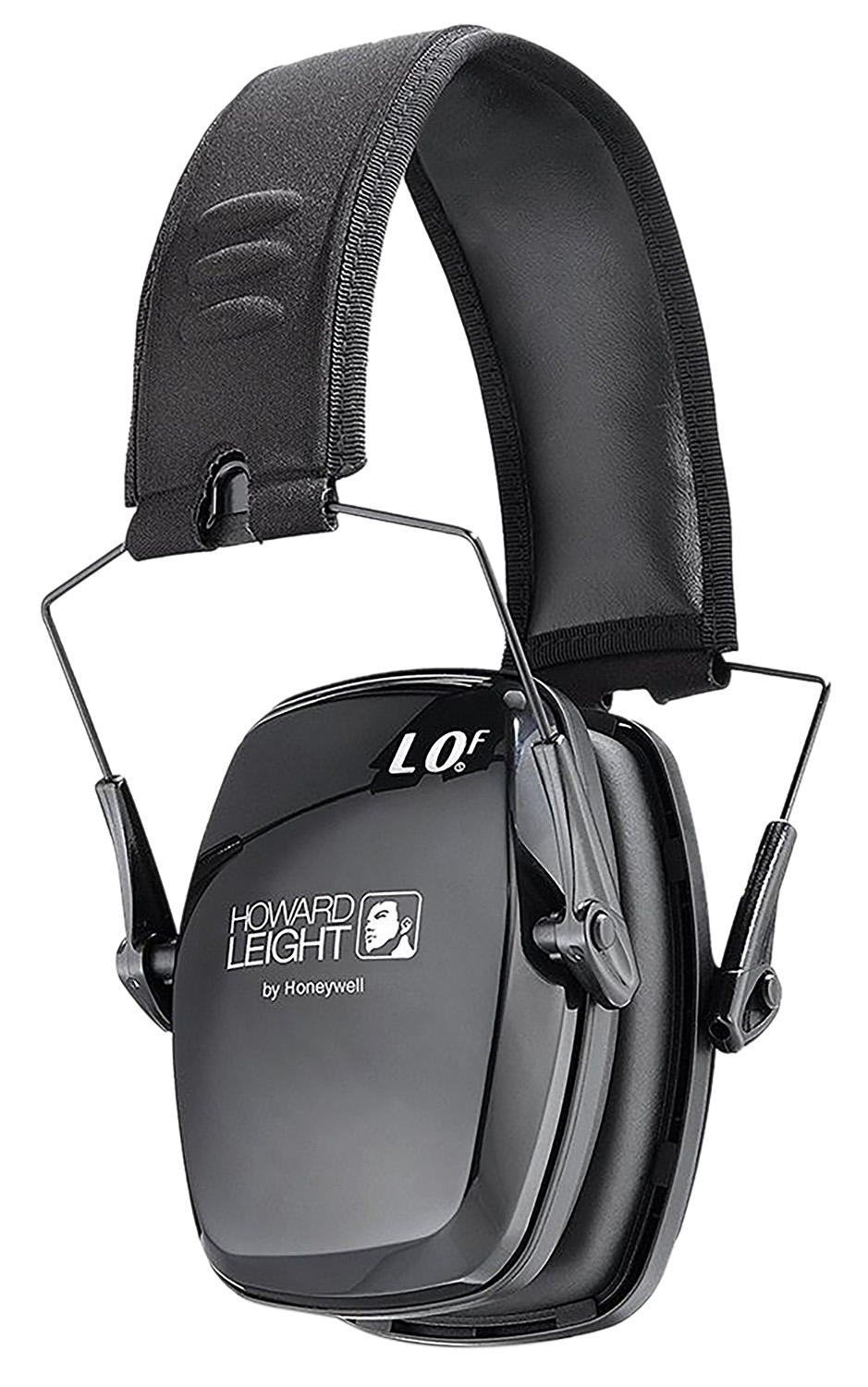 Howard Leight R01523 Leightning Ultra-Slim Passive Muff 23 dB Over the Head Black Adult