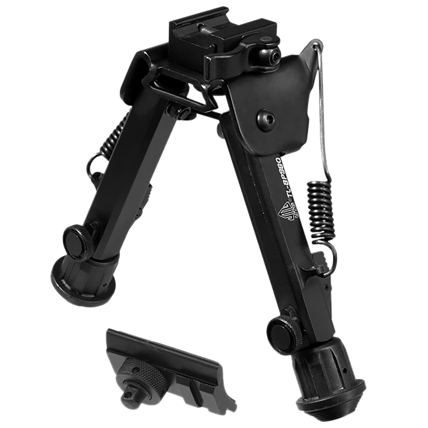 UTG TL-BP98Q Super Duty Bipod Quick Detach 6-8.5" Black Metal - Leapers