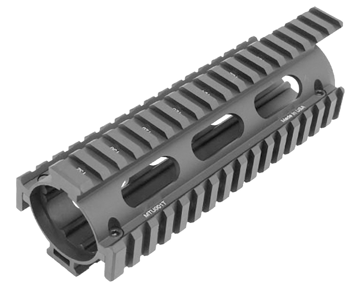 UTG Pro MTU001T AR-15 Quad Rail Handguard Black Anodized Aluminum