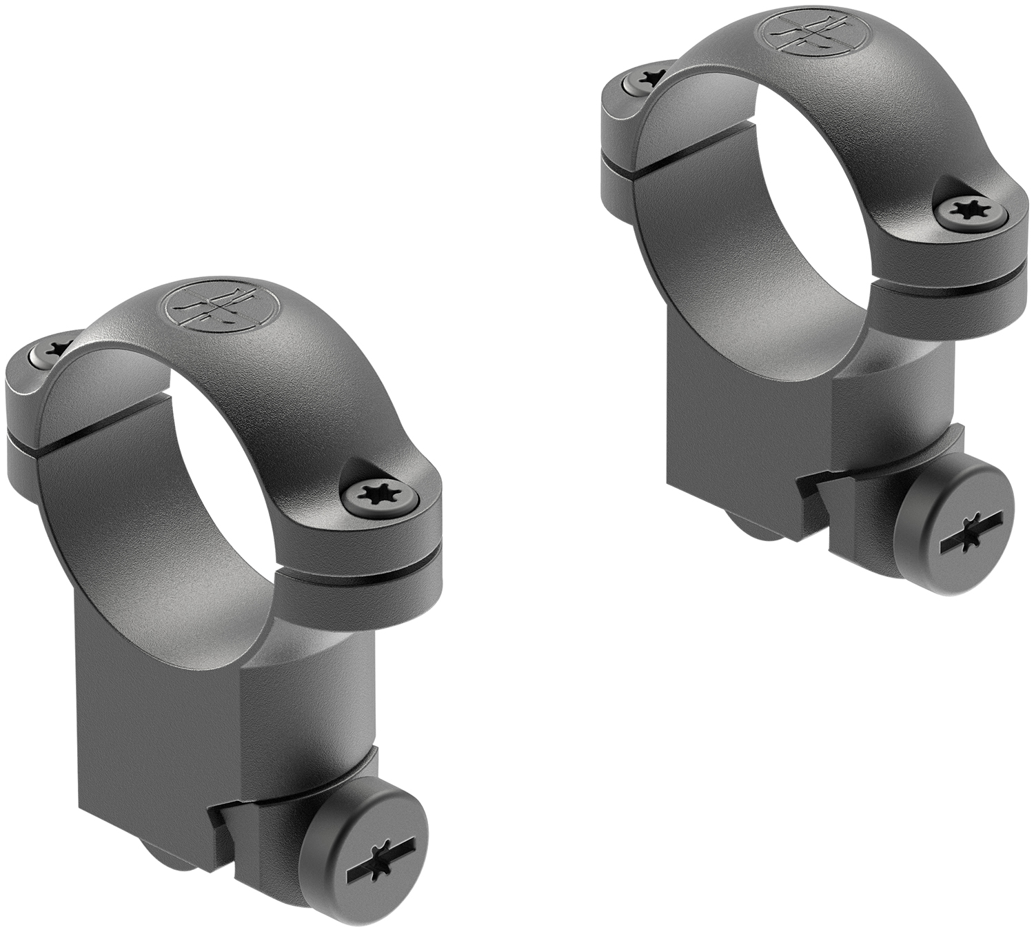 Leupold 49952 Ringmounts  Matte Black Ruger M77  1 High