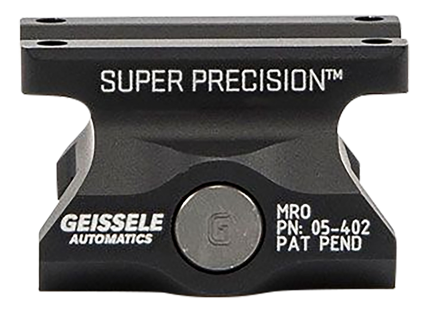 Geissele 05402B Super Precision MRO Optic Mount Black 7075-T6 Aluminum