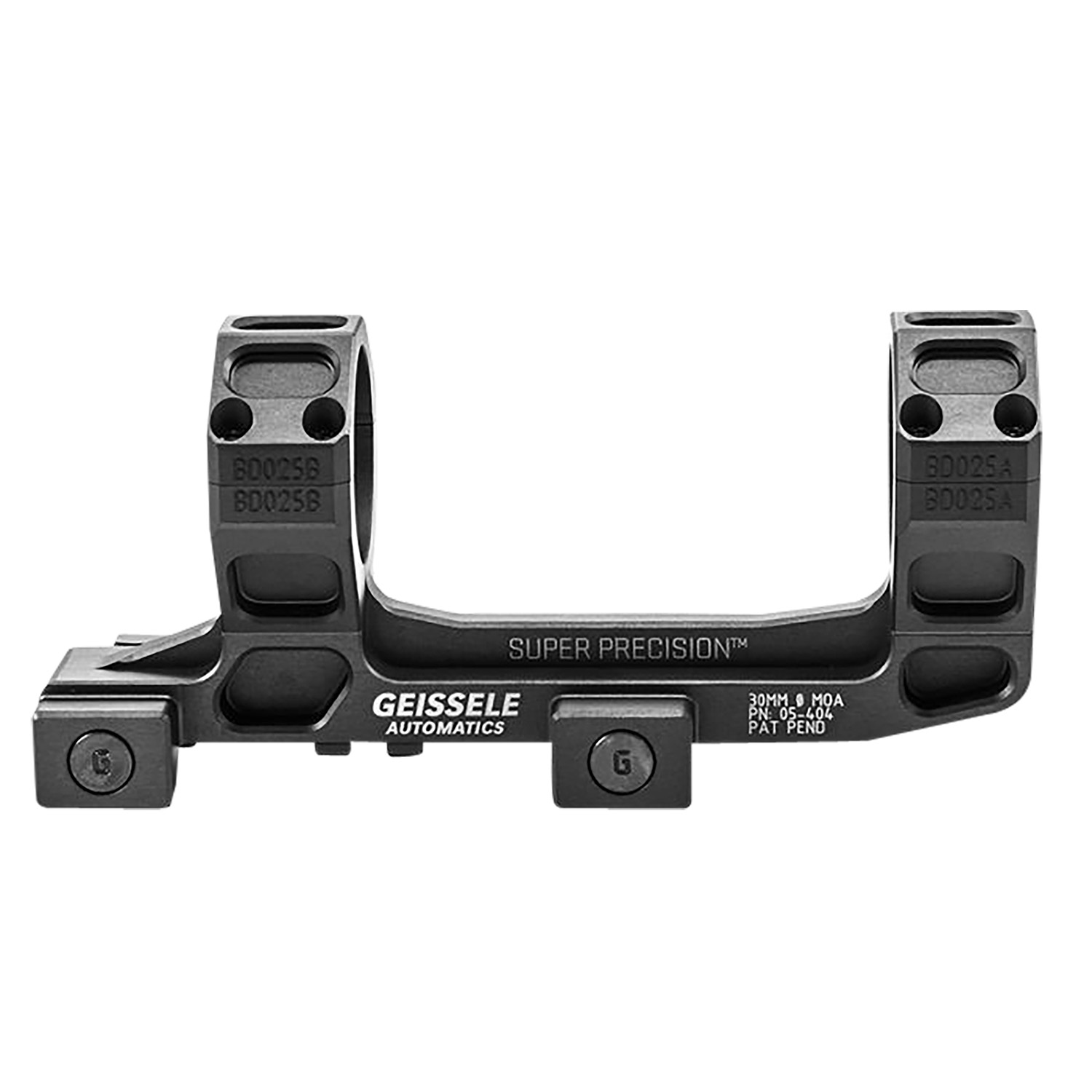 Geissele 05404B AR15 Super Precision Scope Mount Black 7075-T6 Aluminum