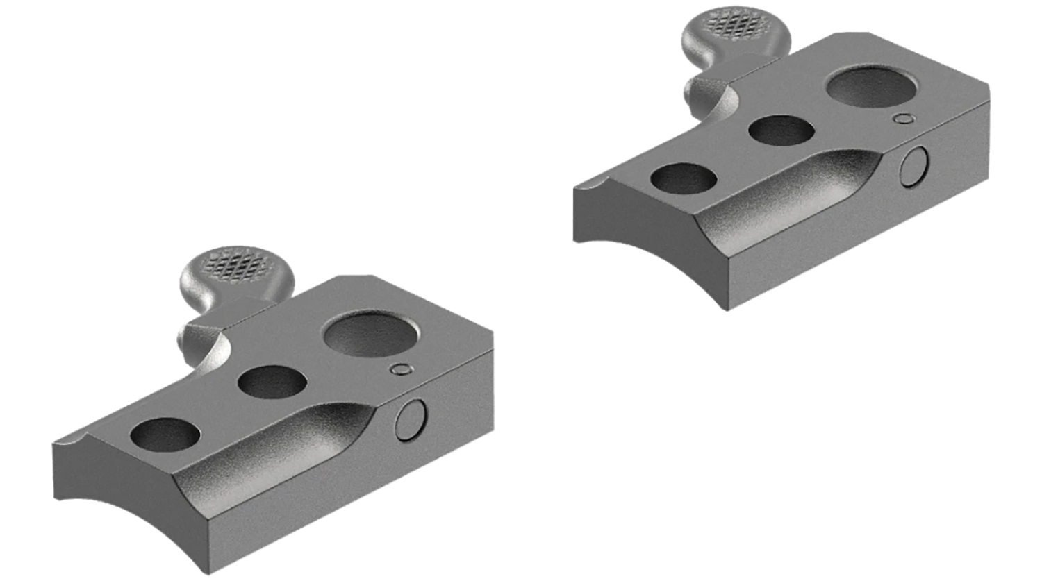 Leupold Browning BAR 2-Piece Quick Release Base Matte Black Steel 51223