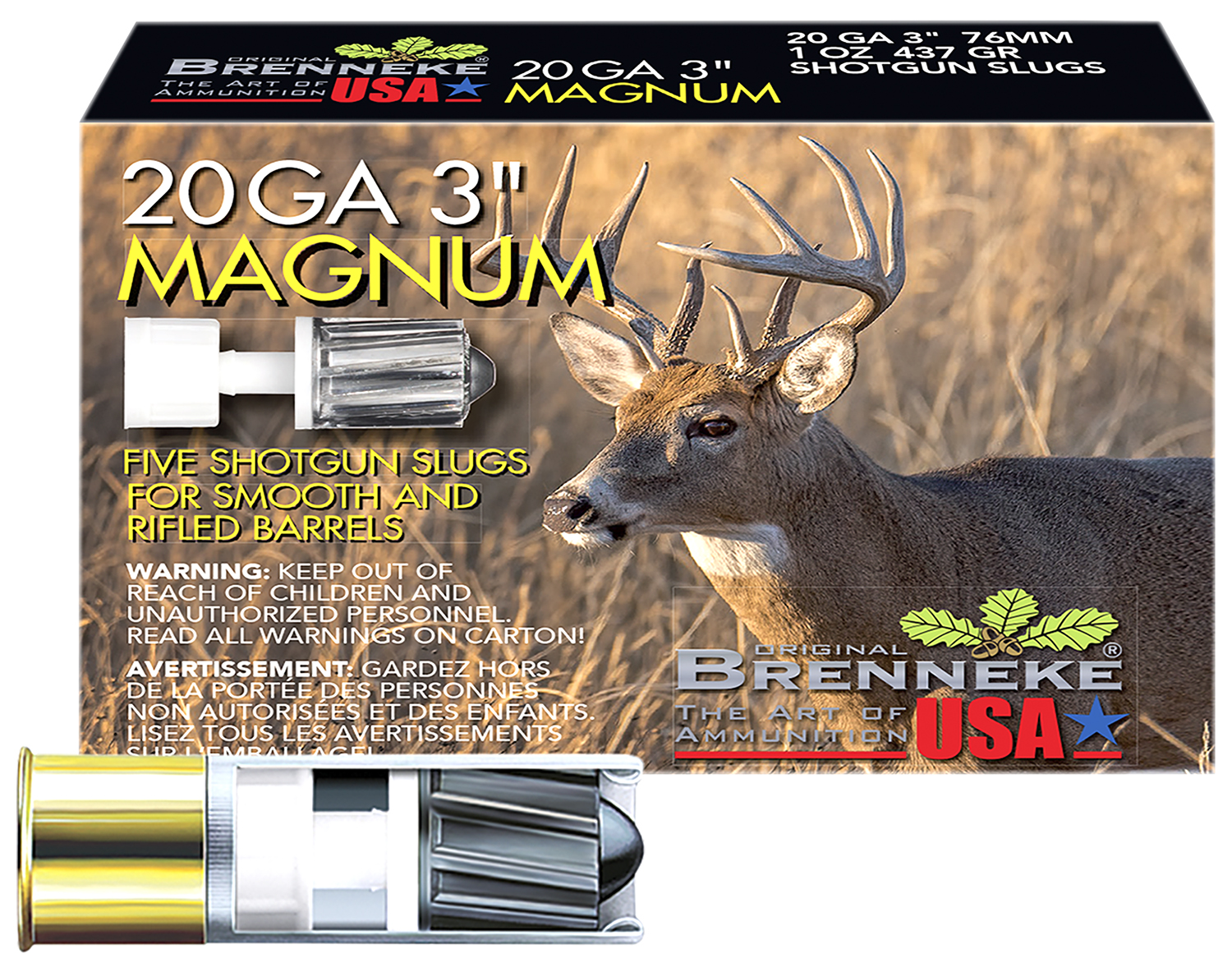 Brenneke SL203M Magnum  20Gauge 3