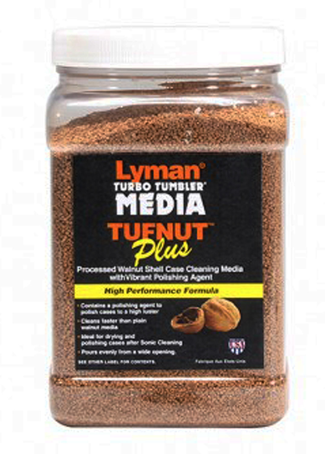 Lyman 7631332 Tufnut Plus 3 lbs Jar Case Cleaning Media