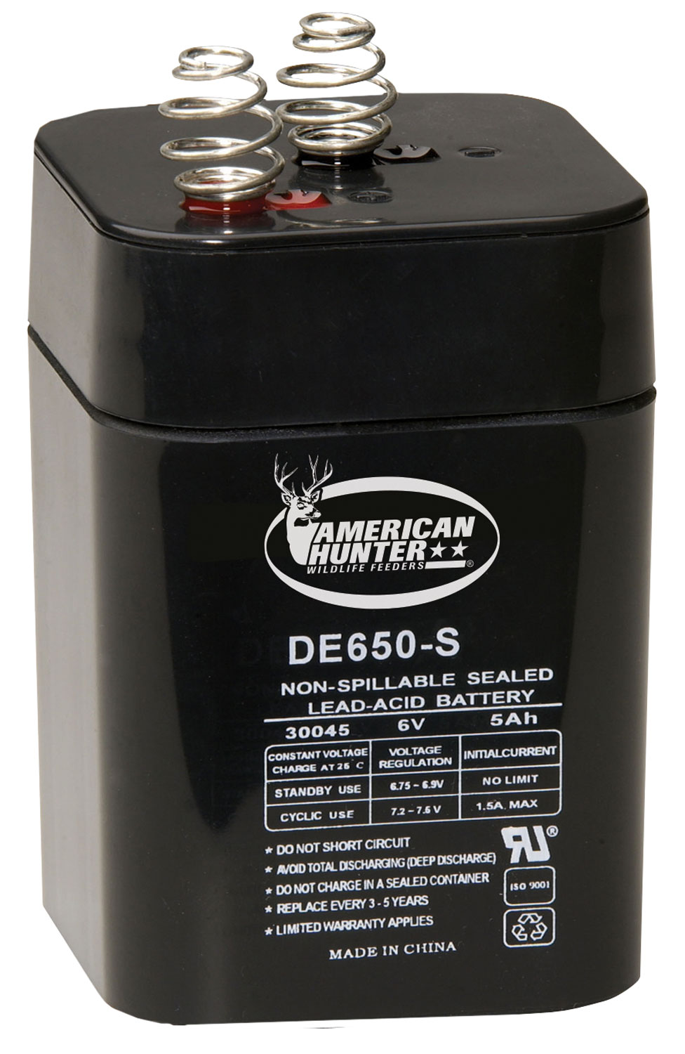 American Hunter DE30053 HR Rechargeable Battery 6 Volt 5 mAh-img-0
