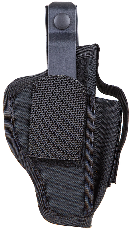 Blackhawk 40AM01BK Multi-Use  IWB/OWB Size 01 Black Nylon Belt Clip Fits Medium Autos Fits 3-4
