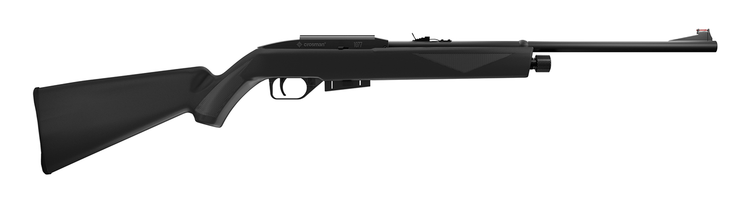 Crosman 1077 RepeatAir Air Rifle CO2 177 12rd Shot Black Receiver Synthetic Stock