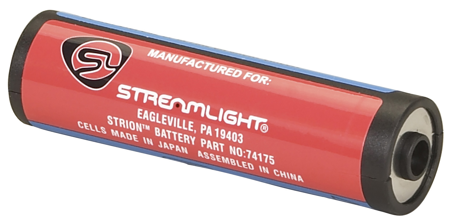 Streamlight 74175 Strion Lithium Ion Battery  Orange/Black 3.75 Volts 2,000 mAh Streamlight 74175 Strion Lithium Ion Battery  Orange/Black 3.75 Volts 2,000 mAh