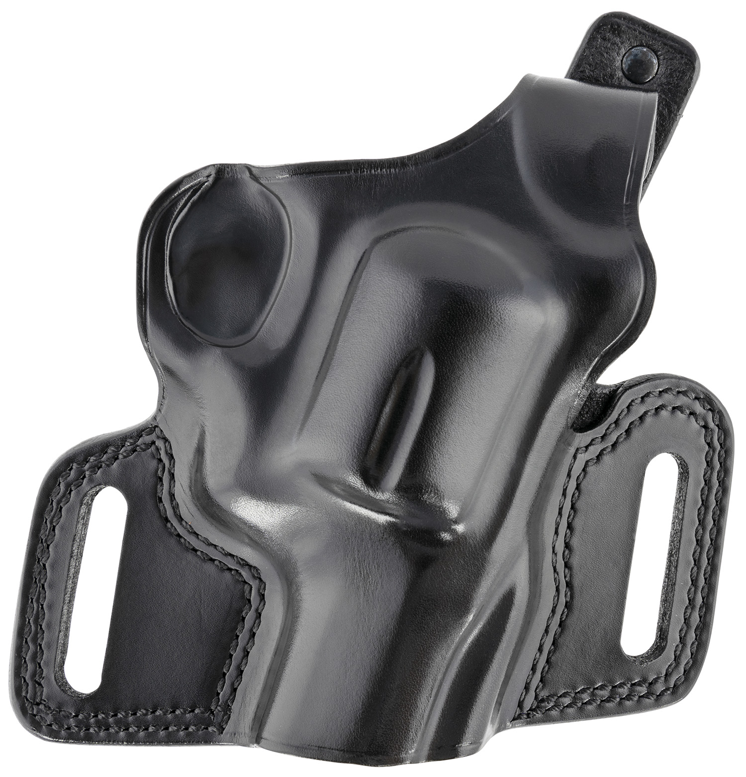 Galco SIL126B Silhouette OWB Black Leather Holster for S&W N Frame