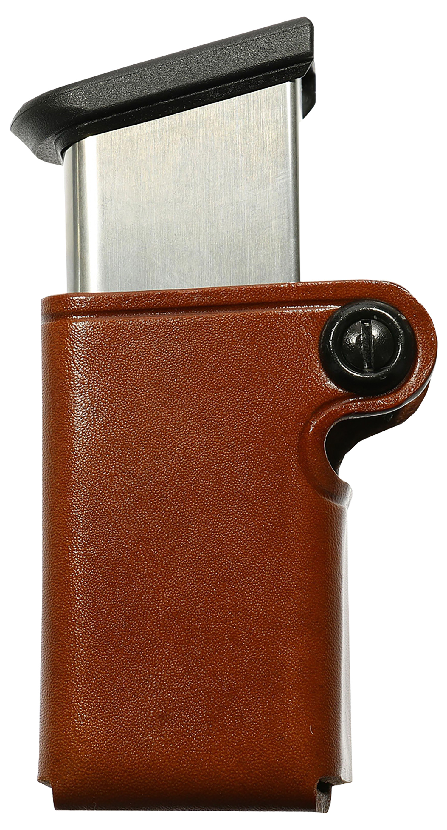Galco SMC26 Tan Leather Mag Case for Single-Stack Mags, 1.75" Belt Loop
