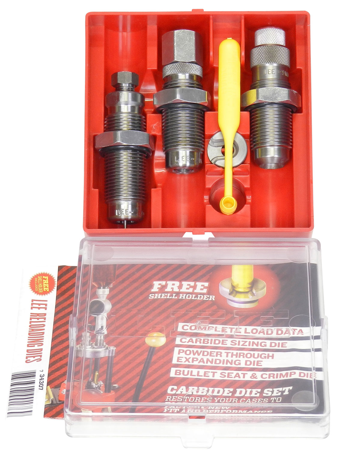 Lee Precision 90516 Carbide 3-Die Set for 44 Special/44 Mag Reloading