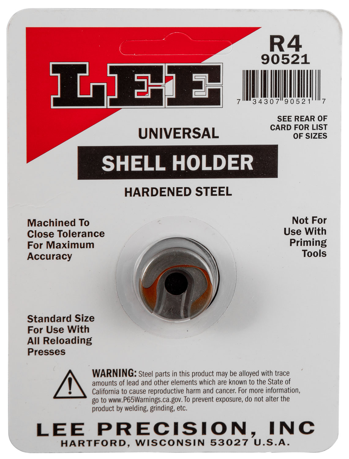 Lee Universal Shell Holder - #4 Size