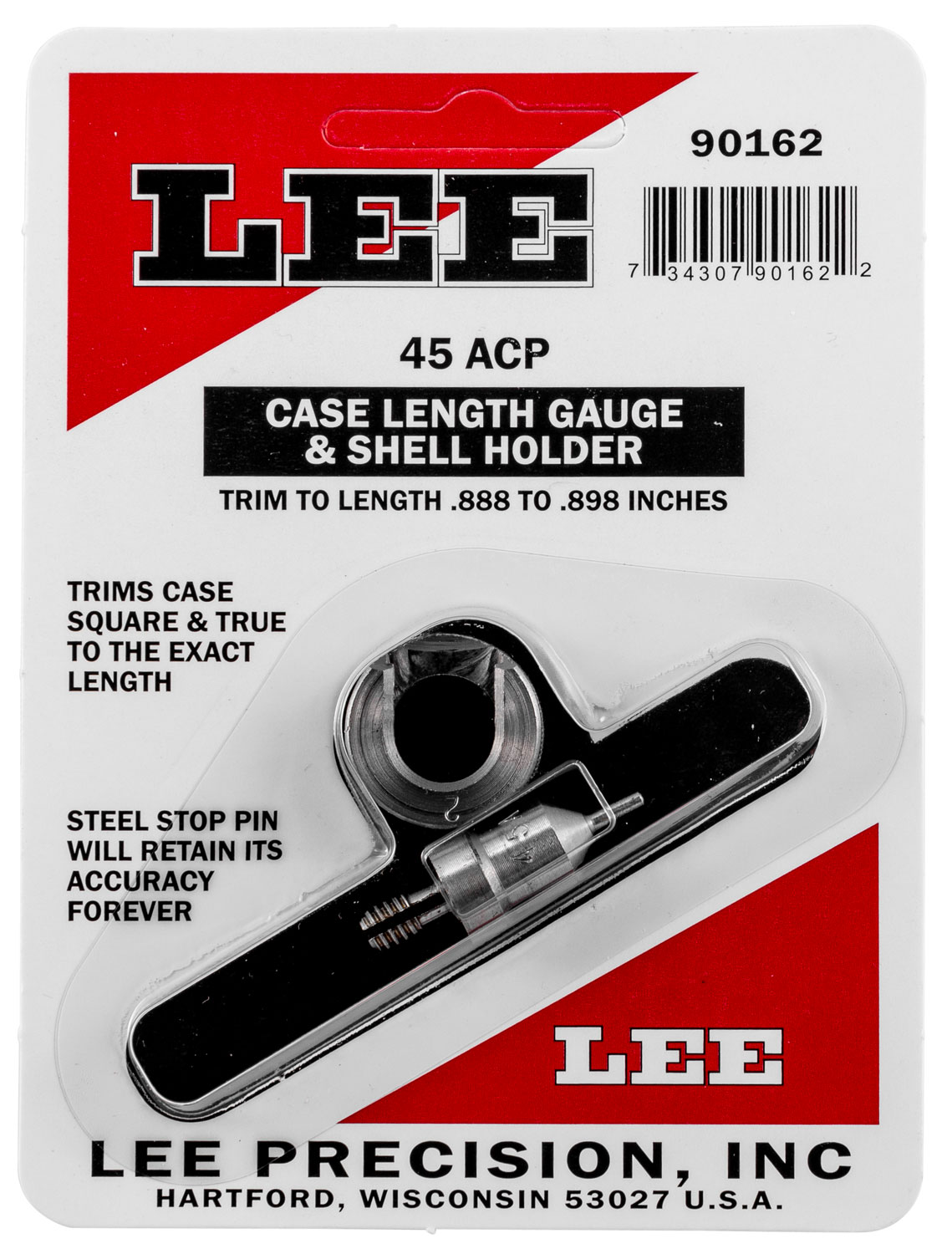 Lee Case Length Gage and Shell Holder .45 ACP