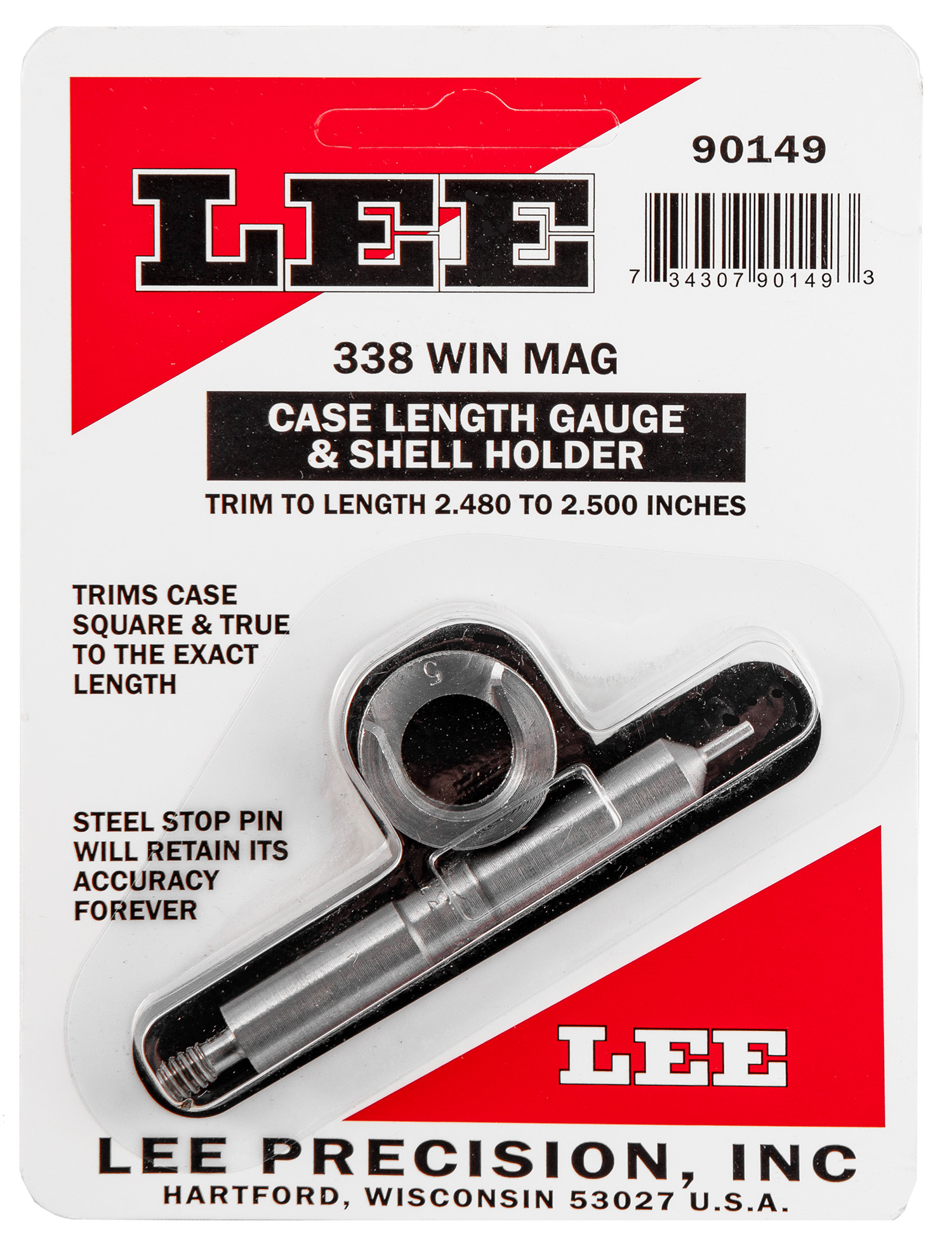 Lee Precision 90149 Case Length Gauge 338 Win Mag-img-0