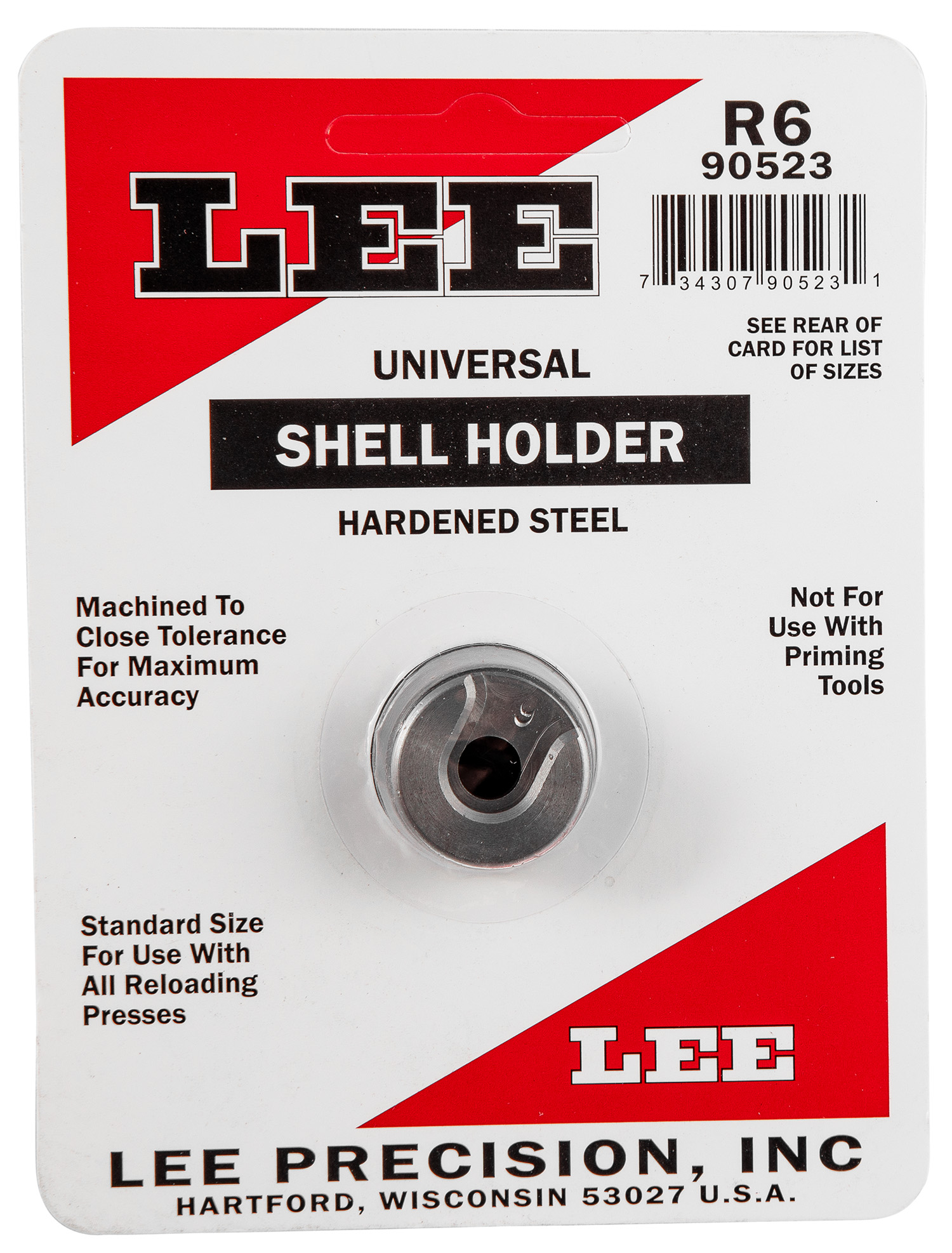 Lee Universal Shell Holder - #6 Size