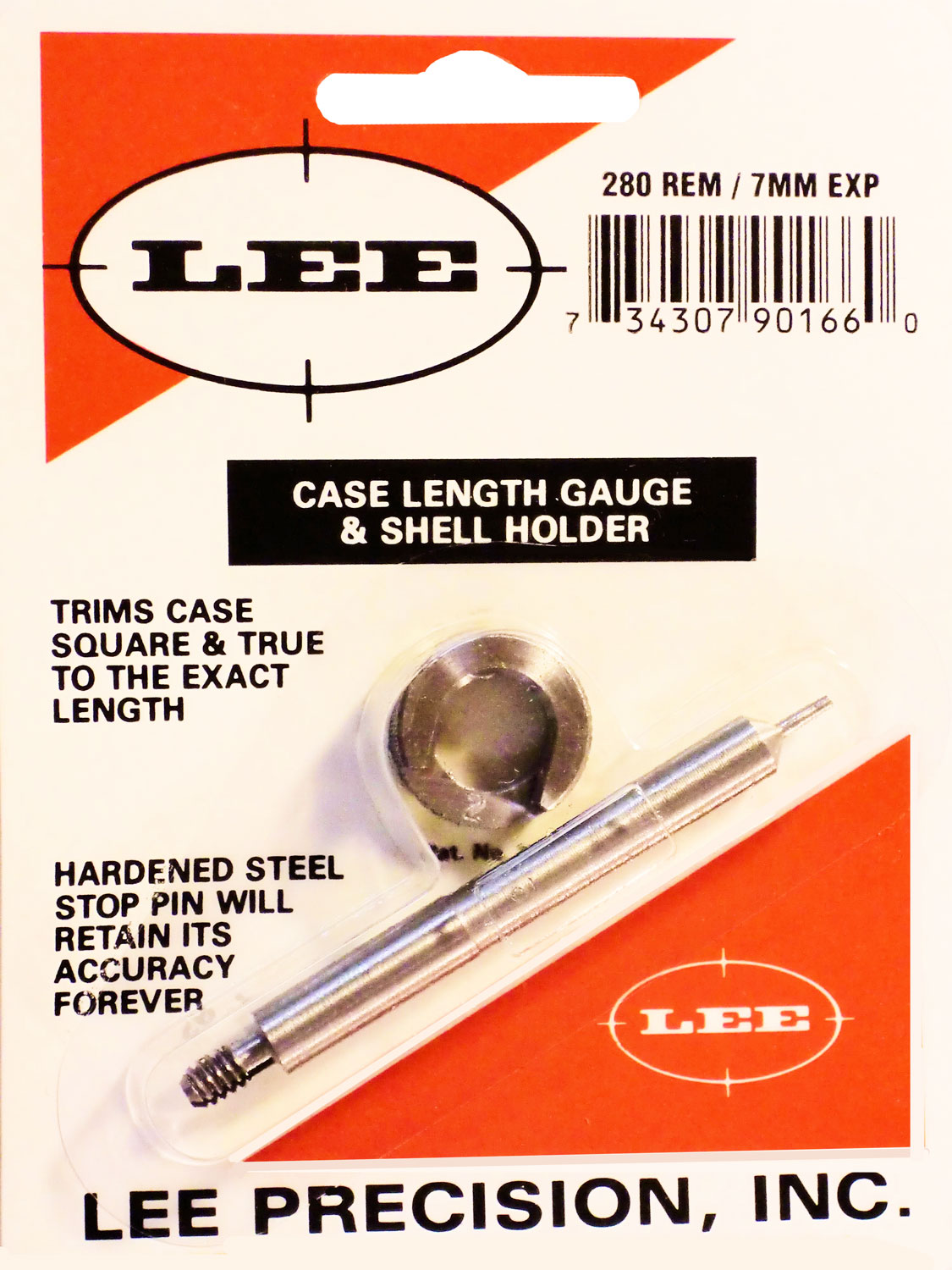 Lee Case Length Gage and Shell Holder 7mm Exp/.280 Rem