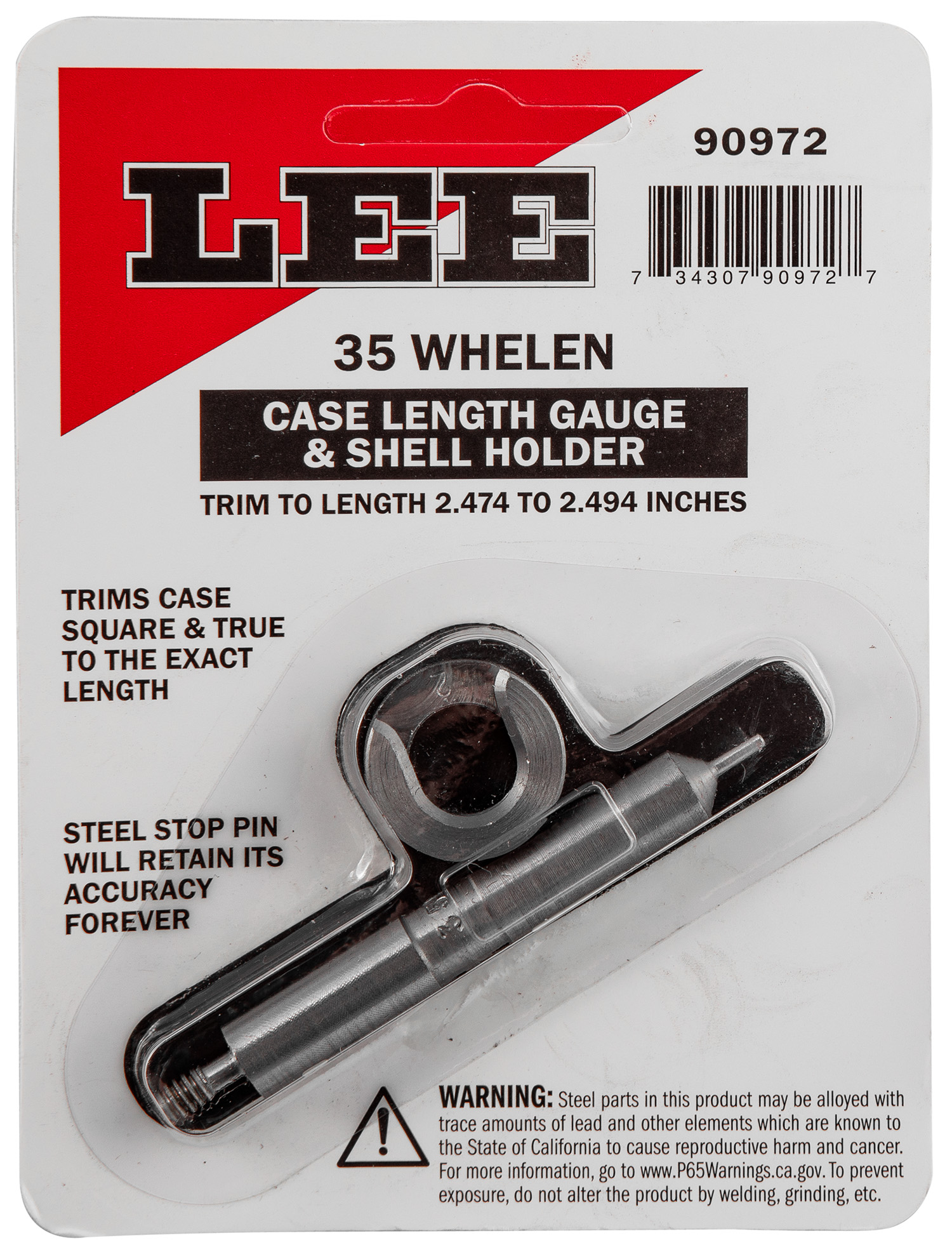 Lee Precision 90972 Case Length Gauge  35 Whelen