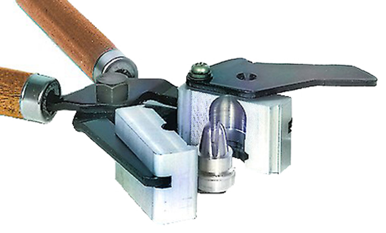 Lee Precision 90442 Double Cavity Round Ball Mold .454 Aluminum Handle