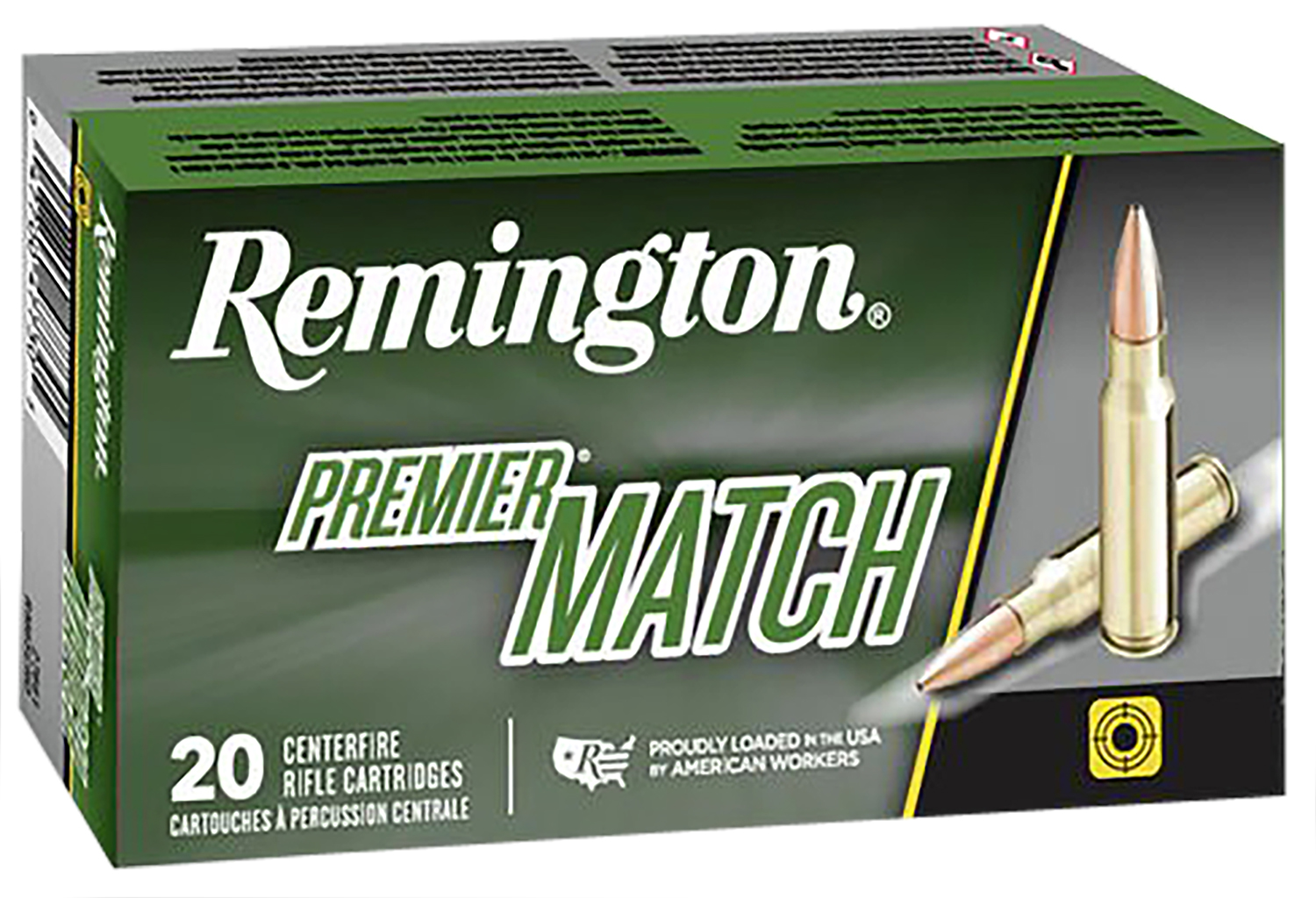 Remington 27661 6.5 Creedmoor 140 gr BTHP 20 Rounds Brass Case