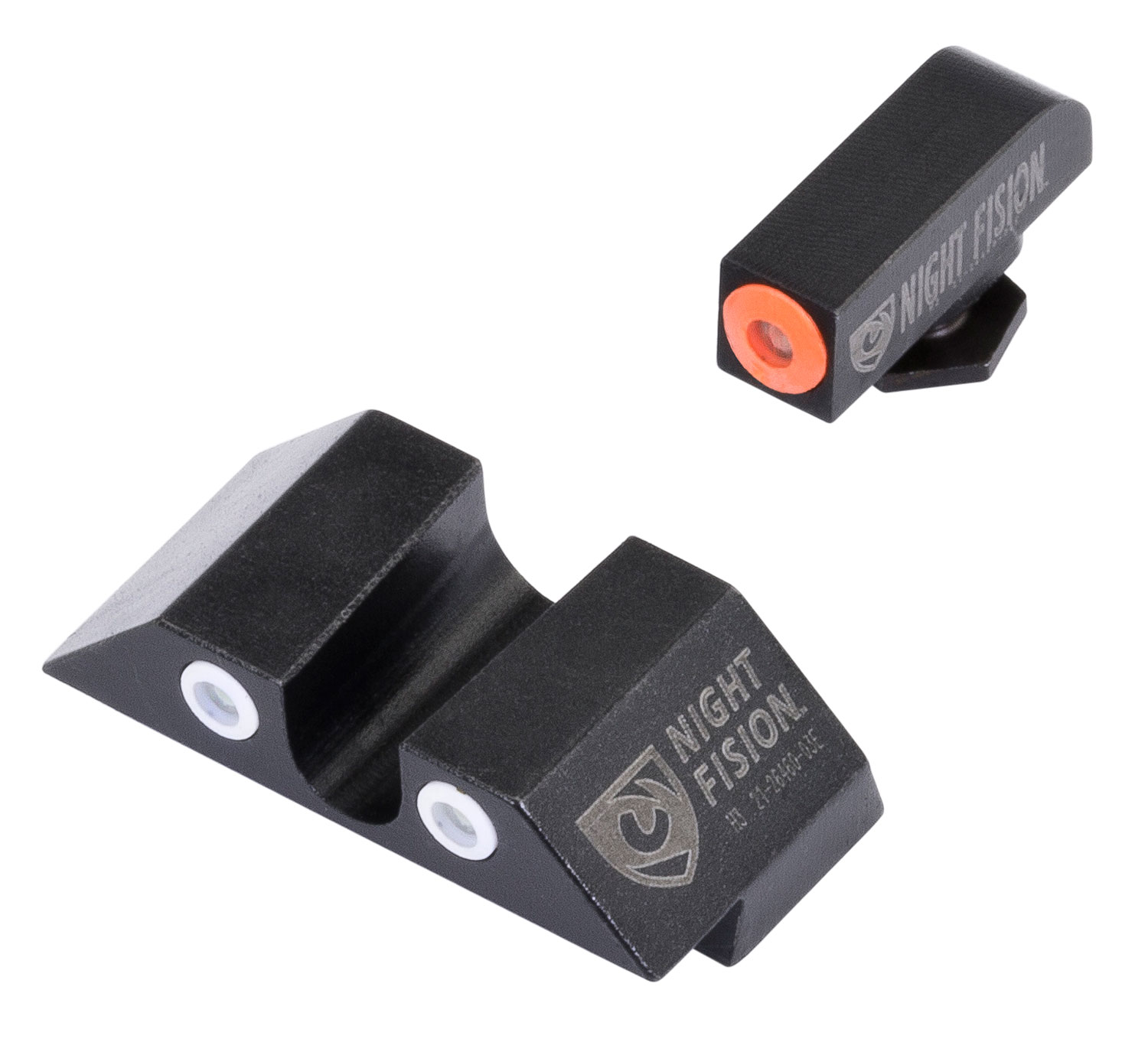 Night Fision GLK001007OGW Tritium Night Sights for Glock 17/19/22/43