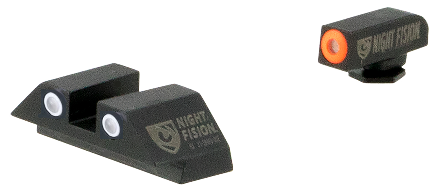 Night Fision GLK003003OGW Tritium Night Sights Glock 42/43/43X Black