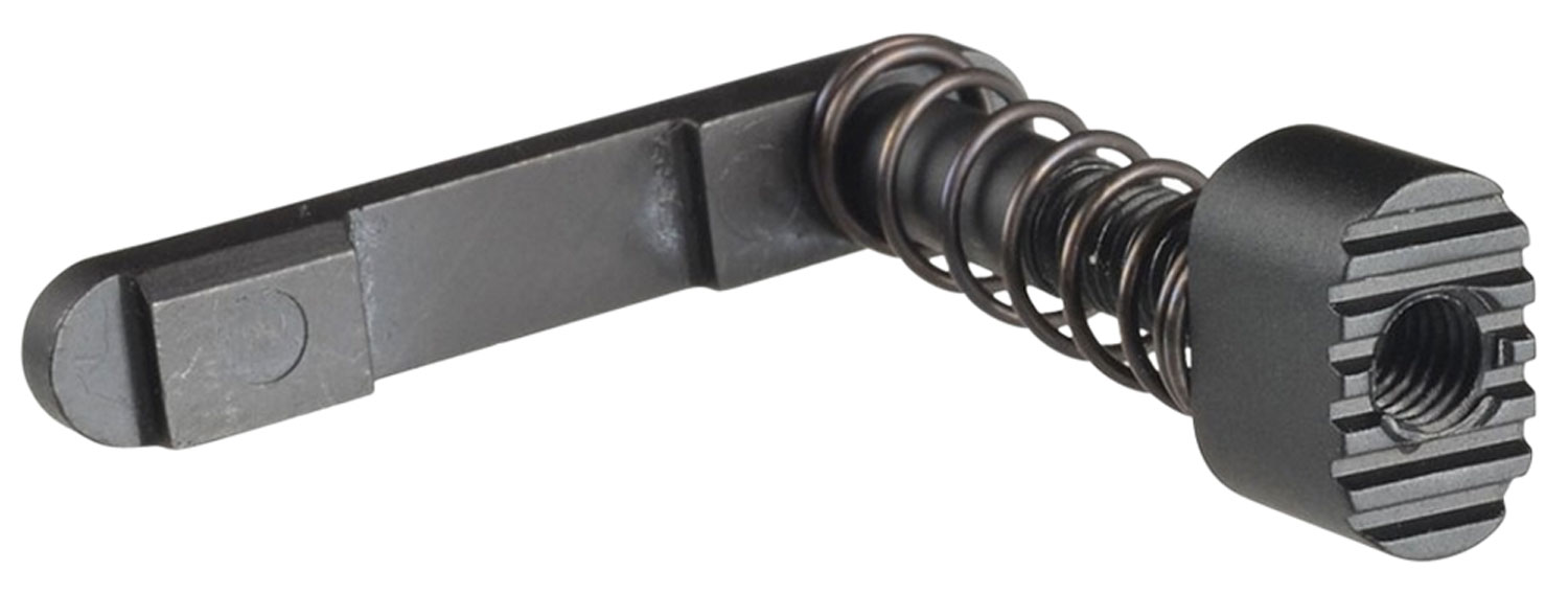 Strike Industries ARSMCBLK Magazine Catch  made of Steel with 6061-T6 Aluminum Release Button & Black Finish for AR-Platform
