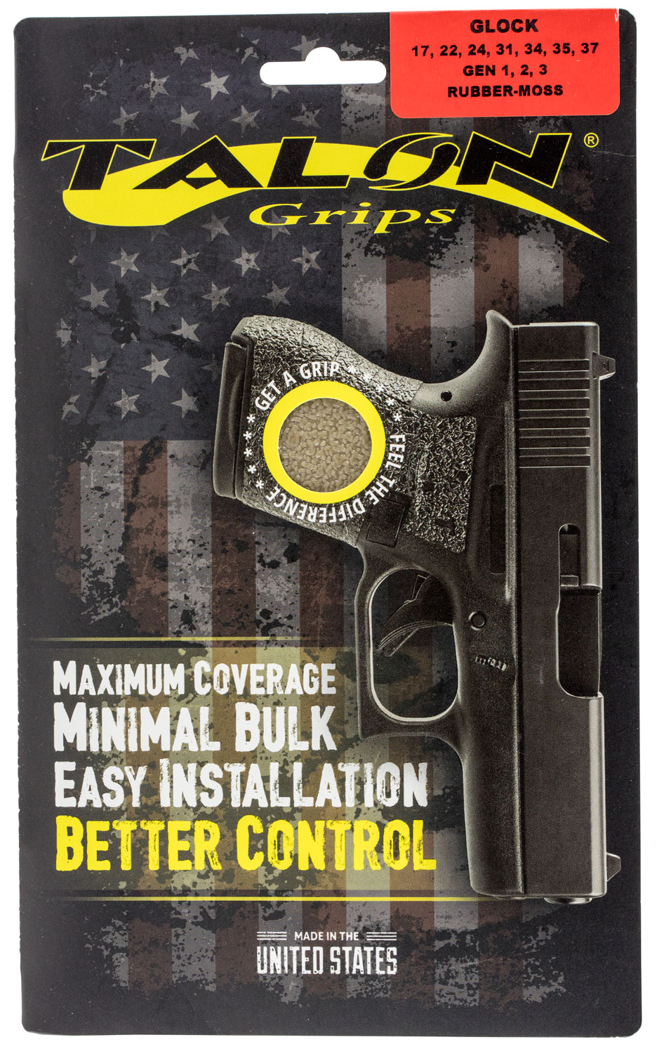 Talon Grips 103M Adhesive Grip Compatible w/Glock Gen3-img-0
