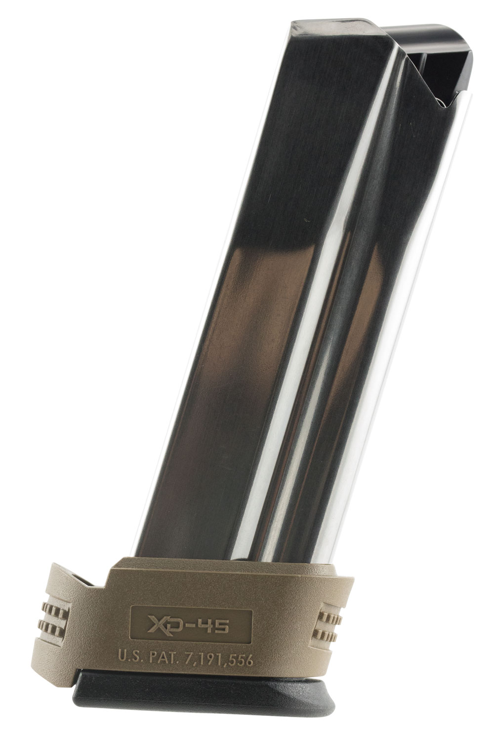 Springfield Armory XD4551 .45 ACP 10 RD Magazine Stainless Steel Dark Earth - Springfield Armory - 10RD