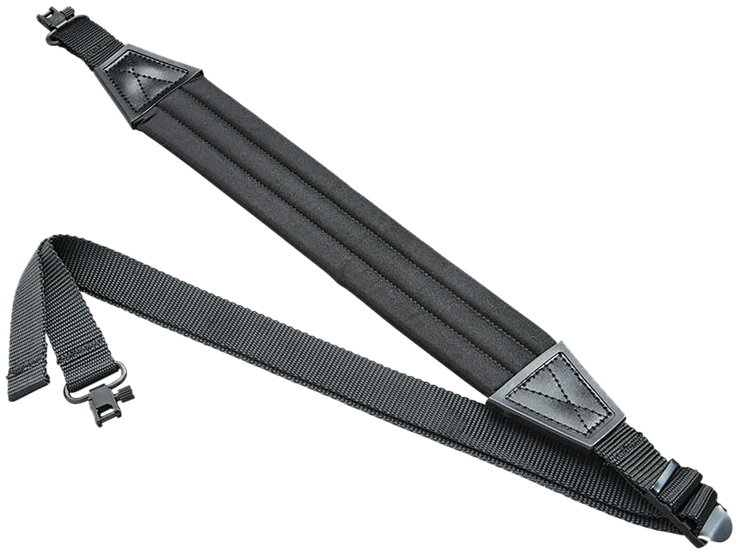 BUTLER CREEK Ultra Padded 1x48in Black Rifle Sling with Swivels (26764)