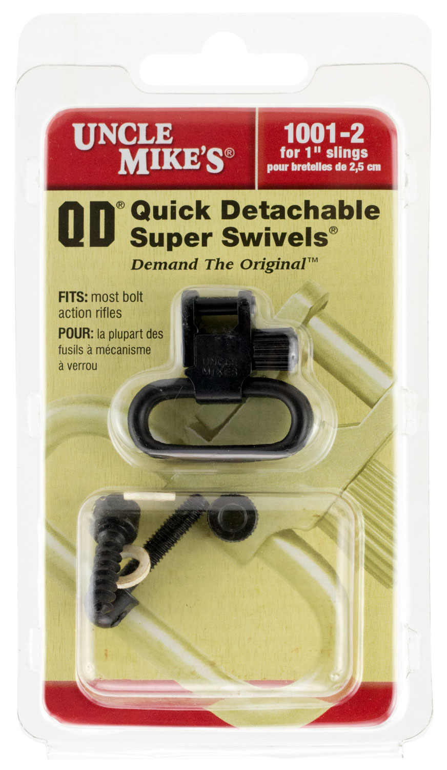 Uncle Mike's MO10012 Super Swivel  Blued 1 Steel Quick Detach