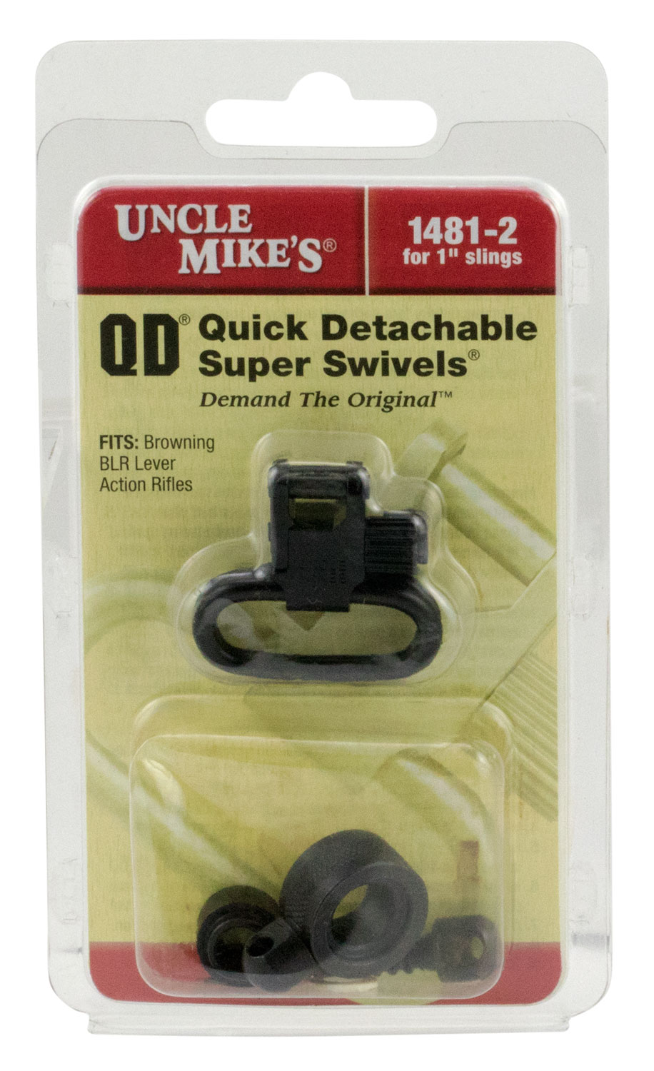Uncle Mike's 14812 Super Swivel  Quick Detach 115 BLR Blued 1 Loop for Browning BLR (Does Not Fit BLR Lightening)