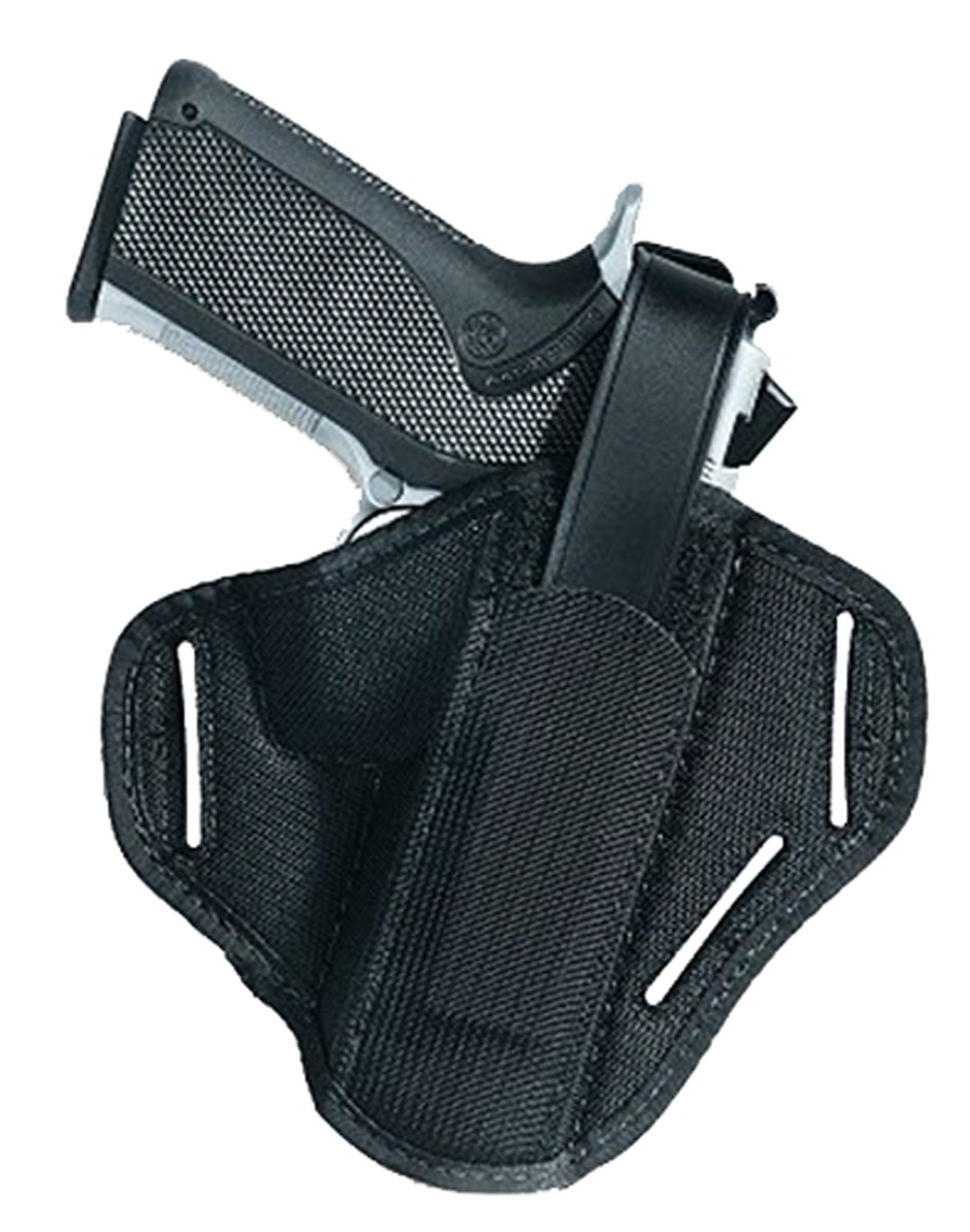 Uncle Mike's Super Belt Slide Holster Ambi Black 3" Small Revolver Cordura