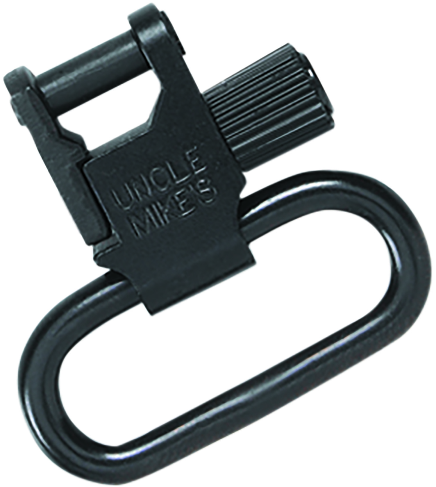 Uncle Mike's 14033 Super Swivel  Quick Detach Tri-Lock Blued 1.25 Loop for Rifles or Shotguns w/QD Bases