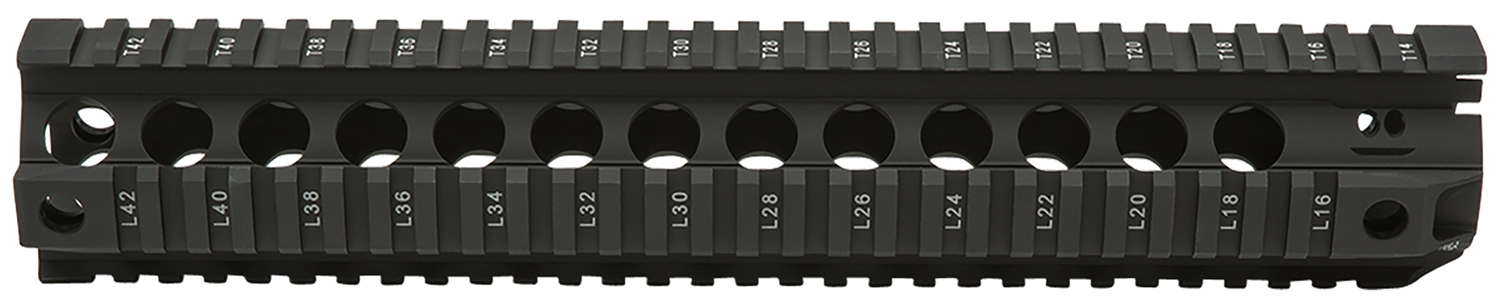 BCM QRF12556BLK 12" Aluminum Free-Float Handguard Black Anodized Rail - Bravo Company Manufacturing - AR PLATFORM