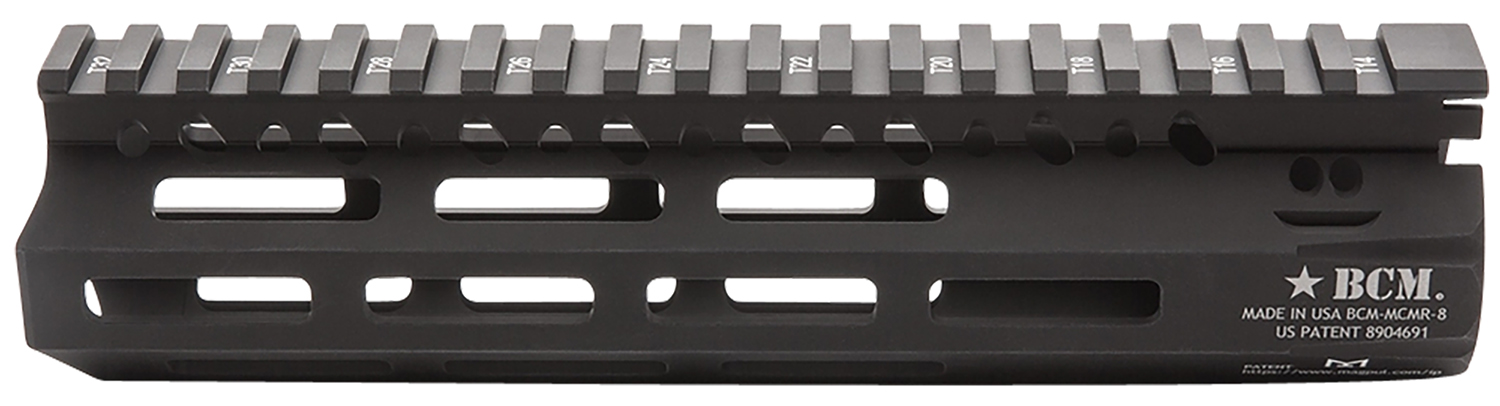 BCM MCMR8556BLK 8" M-LOK Free-Float Handguard, Aluminum, Black Finish - Bravo Company Manufacturing - AR PLATFORM