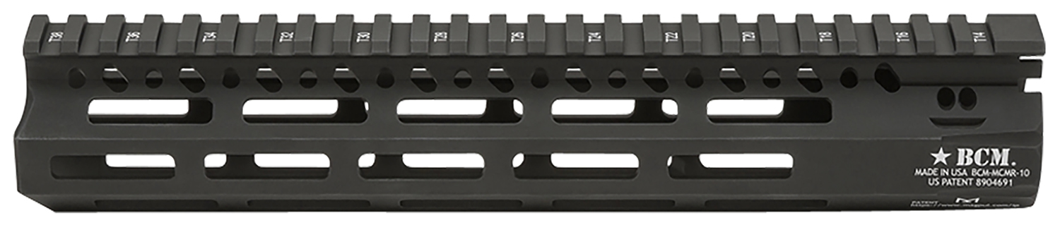 BCM MCMR10556BLK 10" M-LOK Free-Float Handguard Black Anodized Aluminum - Bravo Company Manufacturing - AR PLATFORM