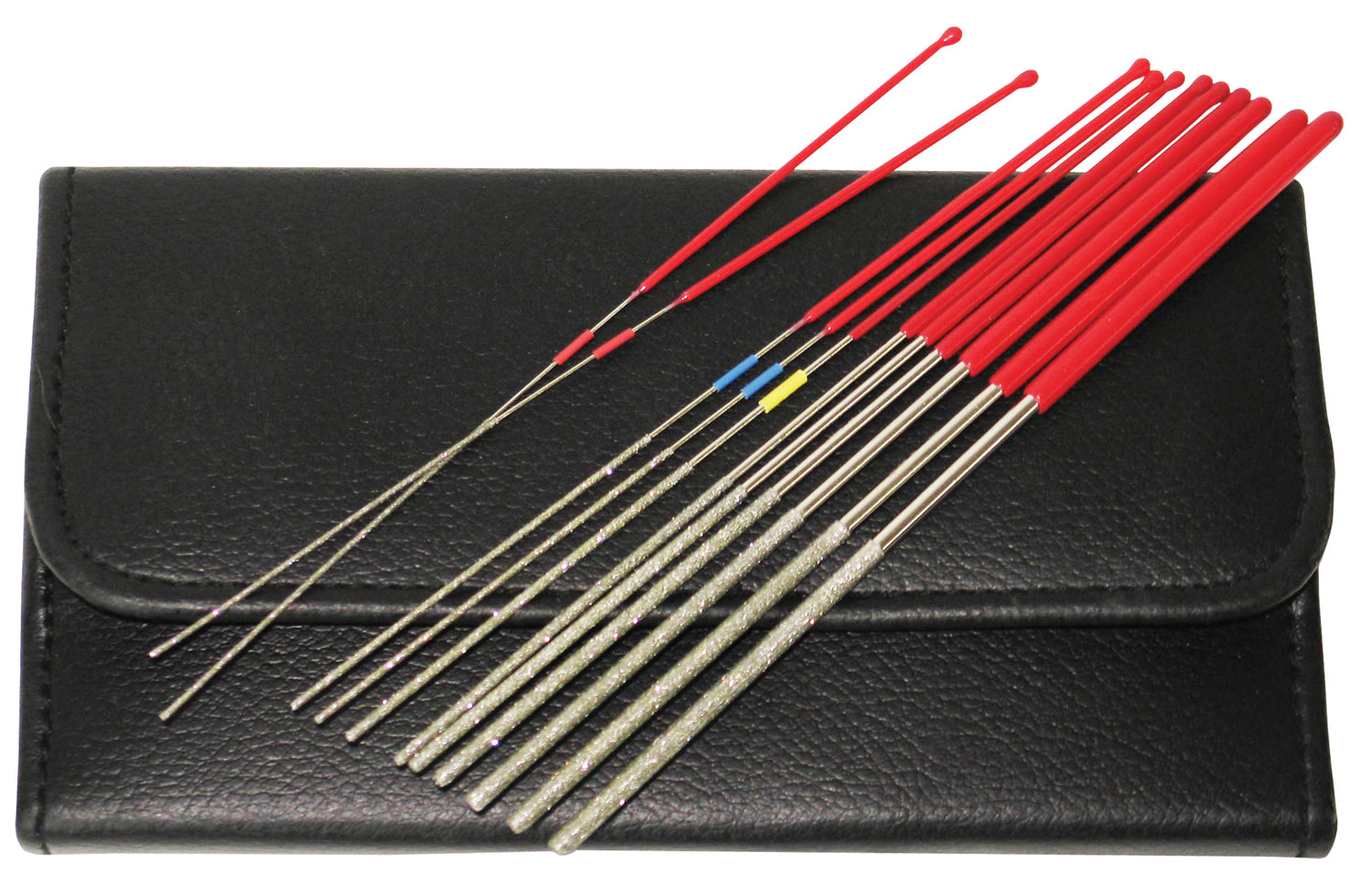 RamRodz 60021 Pro-Series Micro File Diamond Coated 9 Long 12 PK Includes Case