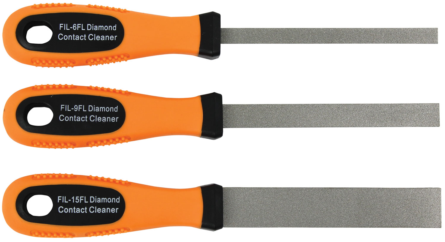 RamRodz 60022 Flat File Set Universal Firearm Diamond Coated 9.25 Long Sm/Med/Lg 3 Per Pkg