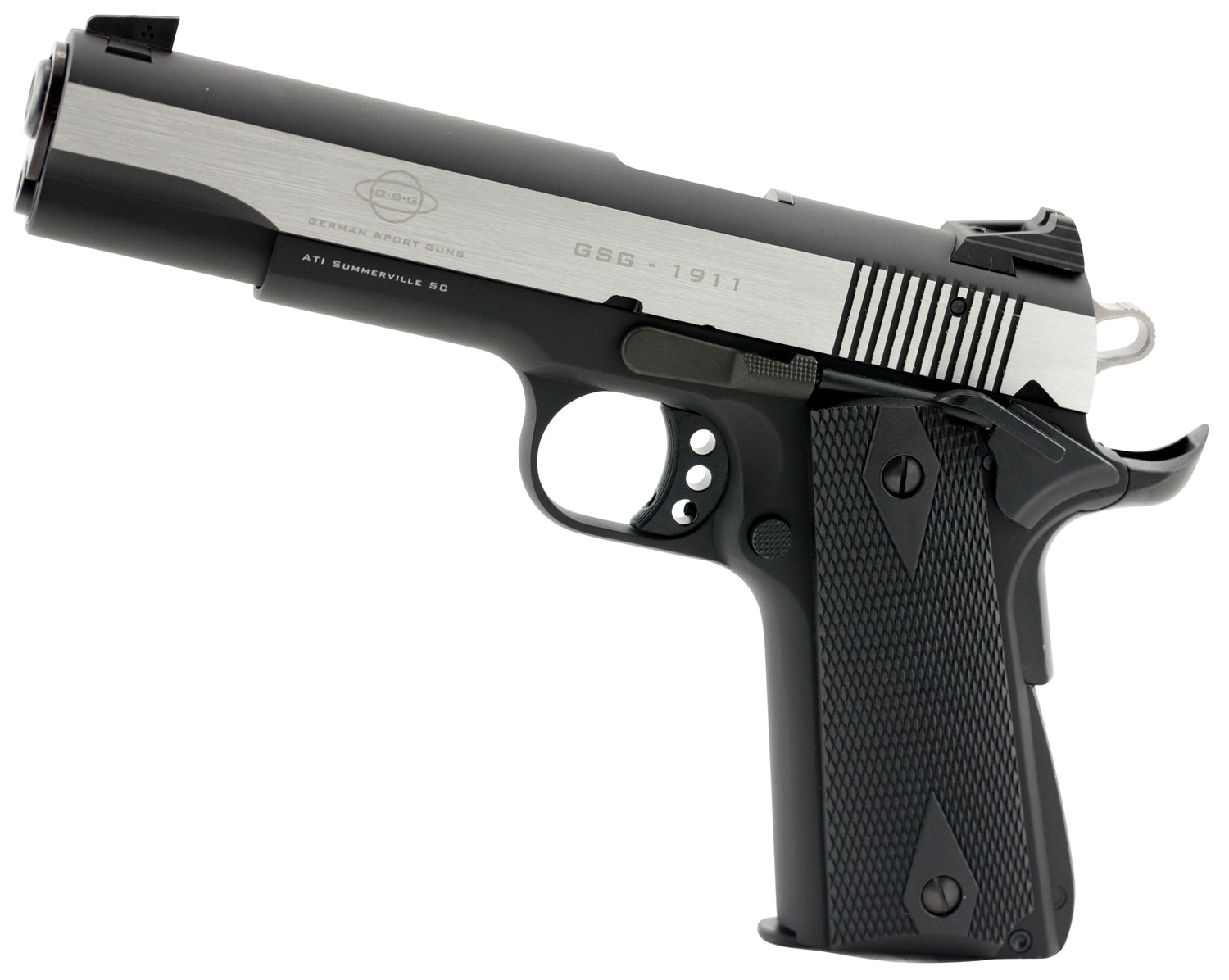 American Tactical Imports Pistol Ati Gsg 1911 Hga 22 Long Rifle 10 Round 5 Barrel Black Frame 8684