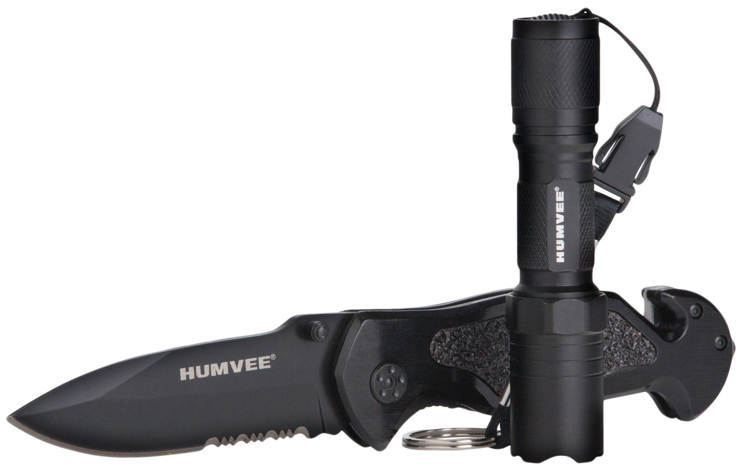 Humvee Adventure Gear HMVKCER1 Rescue Combo 3.25” Folding Spear Point...