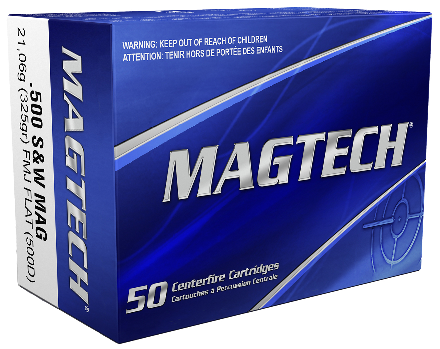 Magtech 500D Range/Training 500S&WMag 325gr Full Metal Jacket Flat Nose...