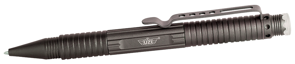 Uzi Accessories UZITACPEN1GM Defender Tactical Pen Gun Metal Aluminum 6.10"-img-0